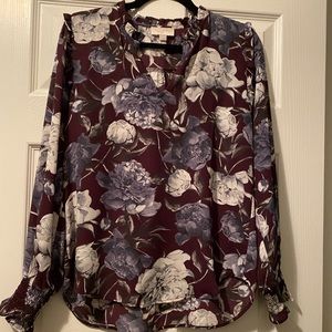 Loft floral blouse